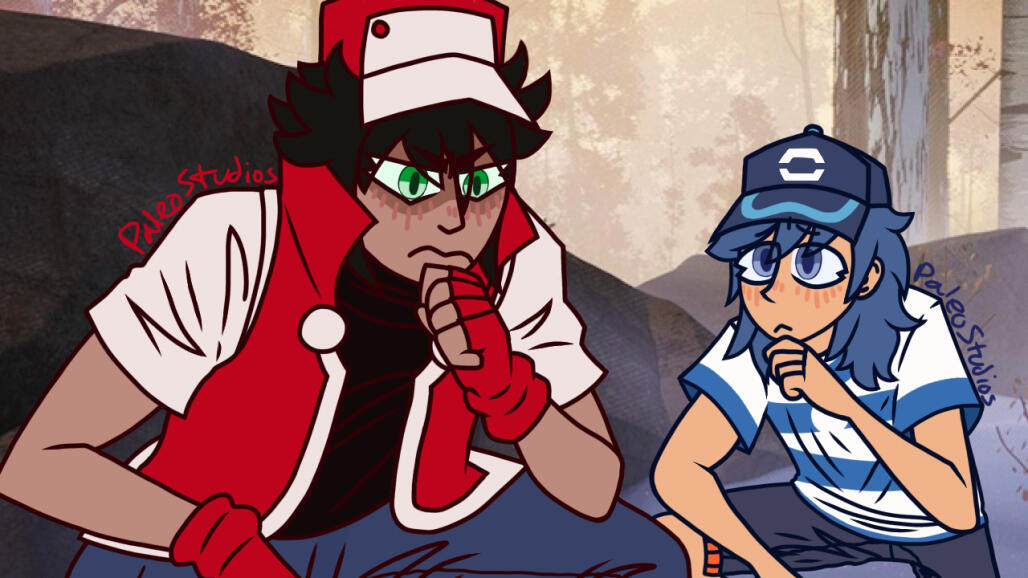 Draw-Over Commission - Void and Elio (Pokémon) - Codradin, Discord